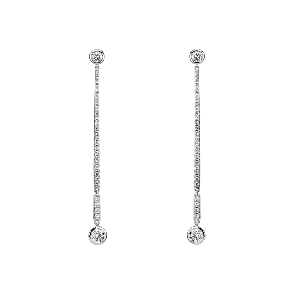 Náušnice s diamanty Luxury Line