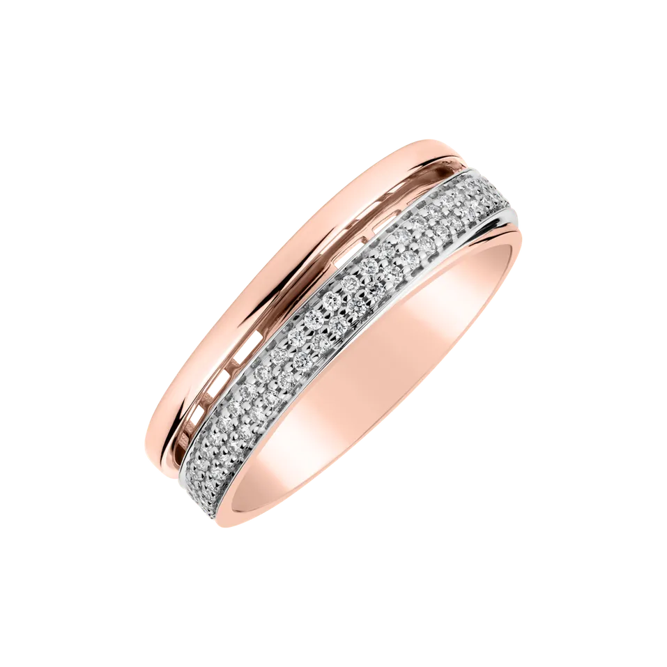 Prsten s diamanty Gold Ray