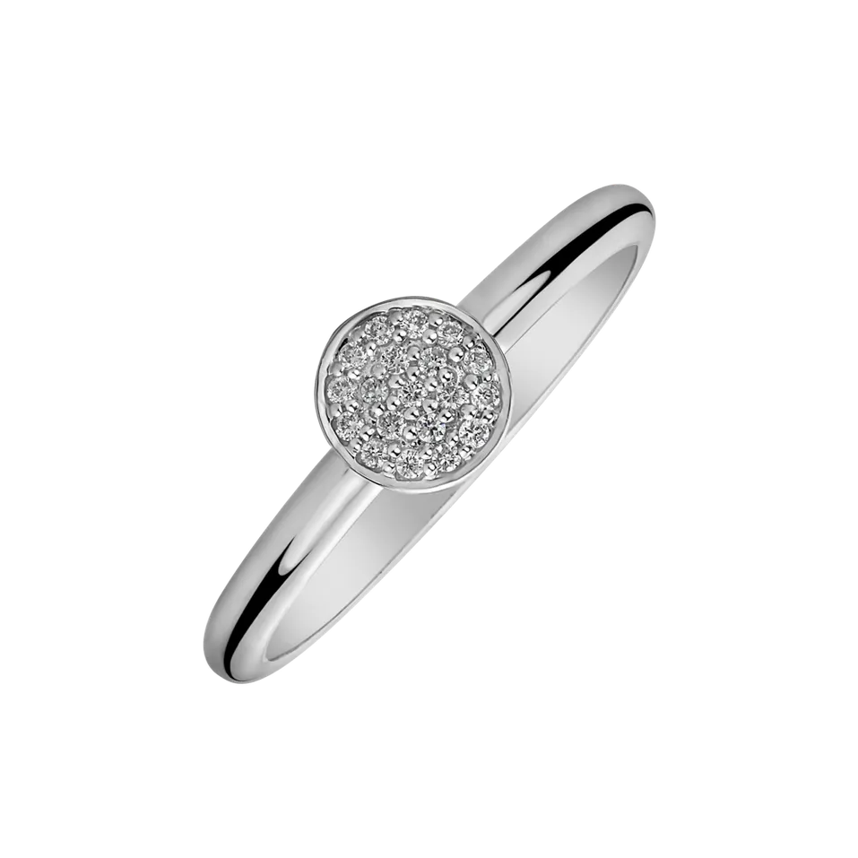 Prsten s diamanty Infinite Circle