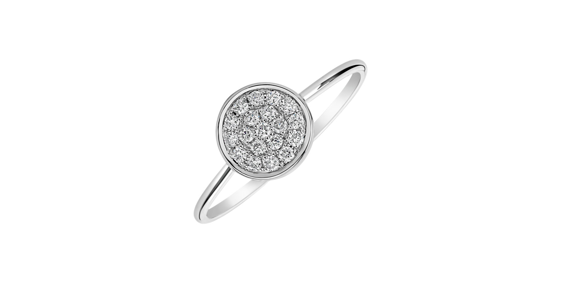 Prsten s diamanty Charming Circle
