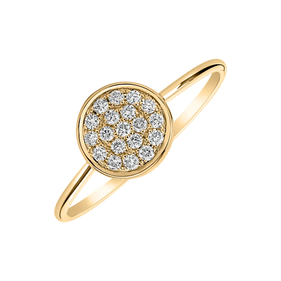 Prsten s diamanty Charming Circle