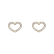 Náušnice s diamanty Shiny Hearts2