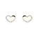 Náušnice s diamanty Shiny Hearts2