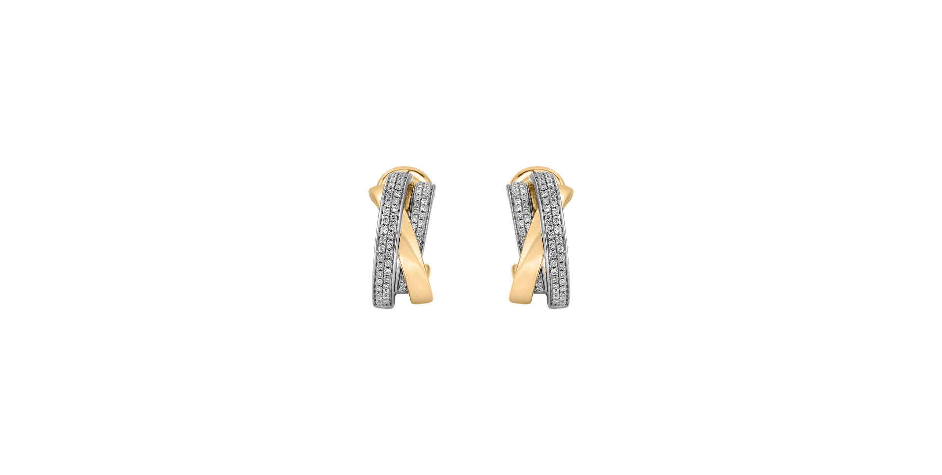 Náušnice s diamanty Miracle Labyrinth