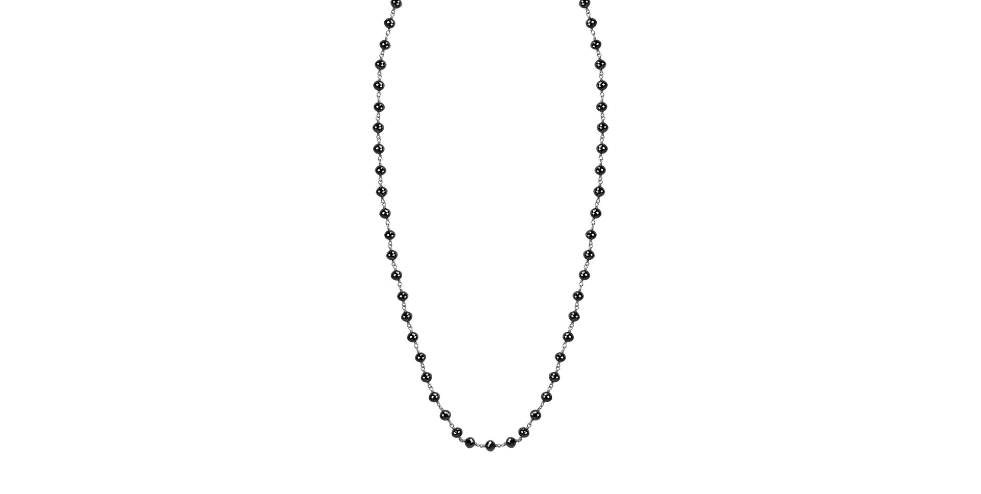 Náhrdelník s černými diamanty Dark Melody