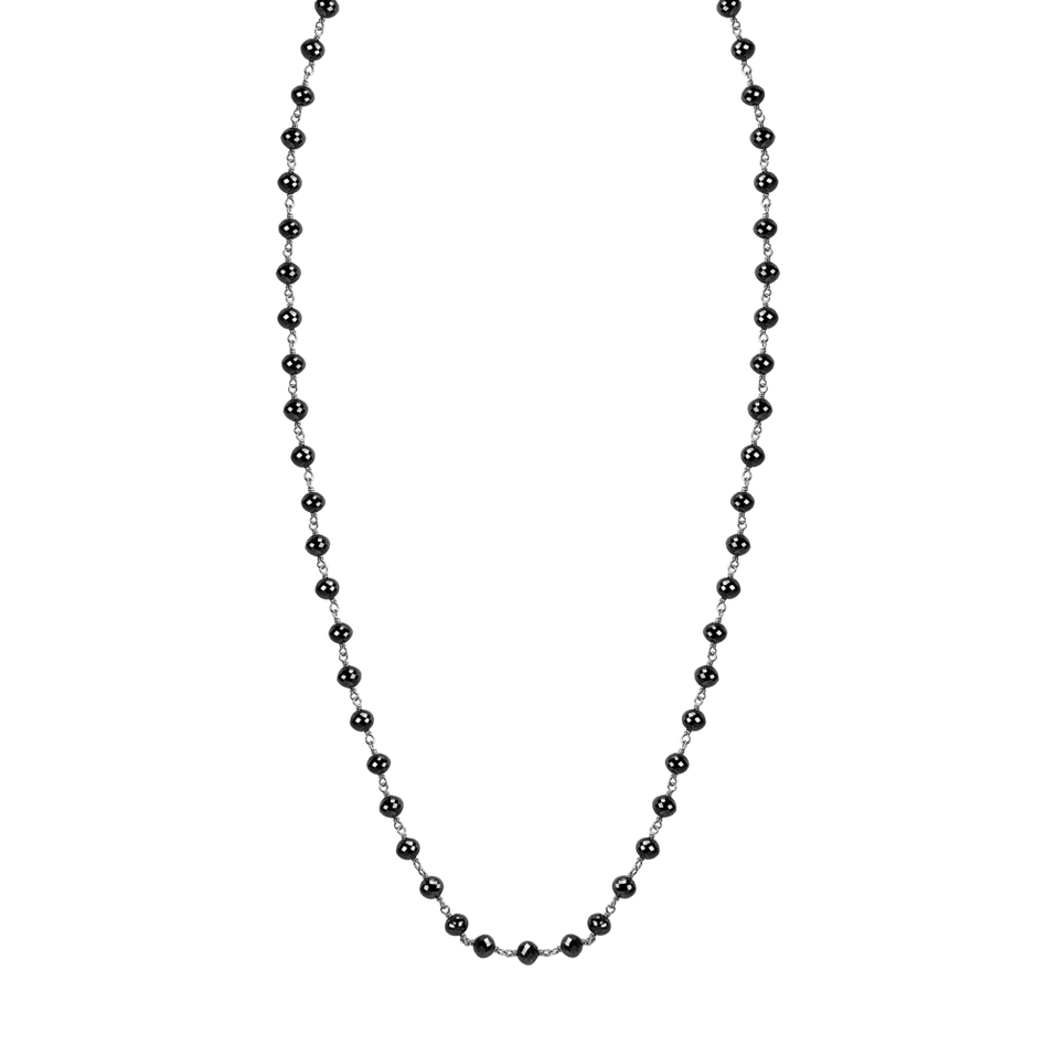 Náhrdelník s černými diamanty Dark Melody