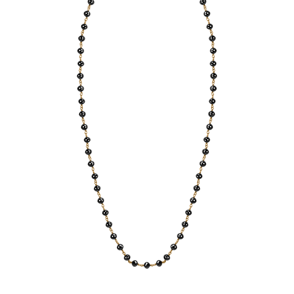 Náhrdelník s černými diamanty Dark Melody