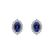 Náušnice s tanzanitem a diamanty Tanzania Treasure2