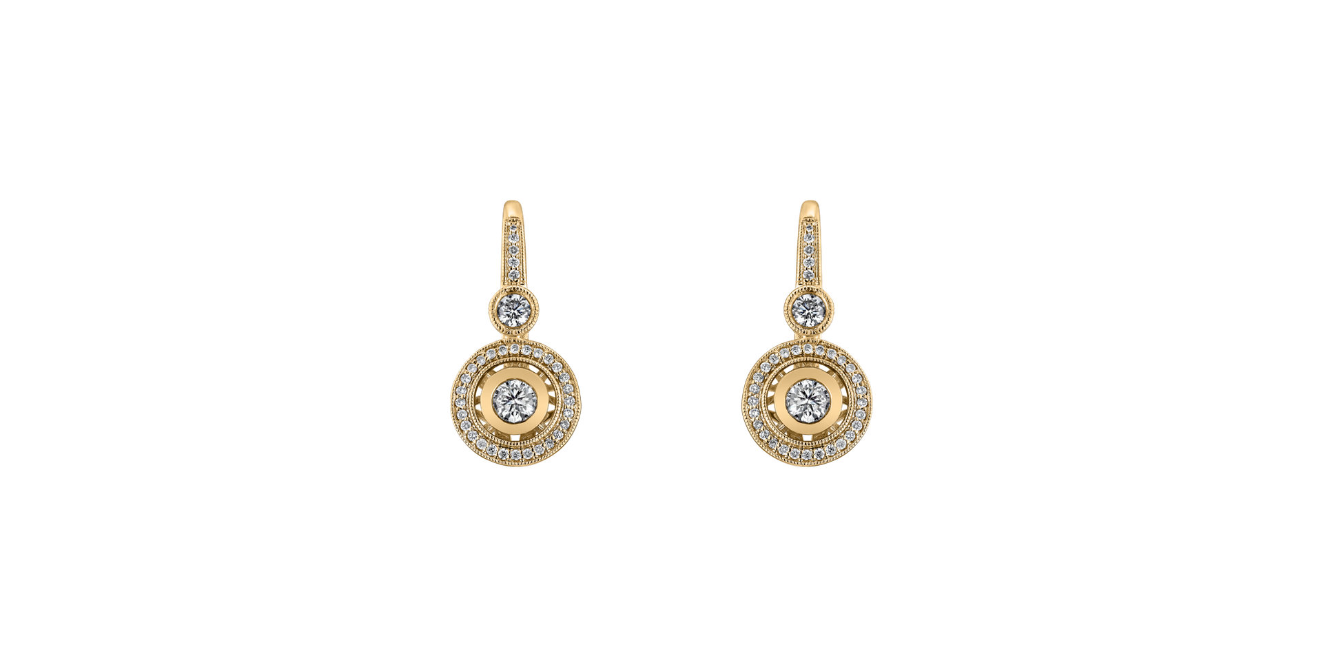 Náušnice s diamanty Monarch Love