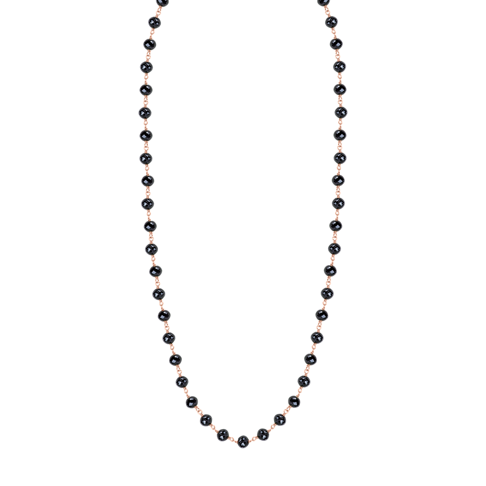 Náhrdelník s černými diamanty Dark Melody