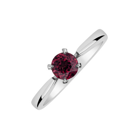 Prsten s granátem a diamanty Clotilde