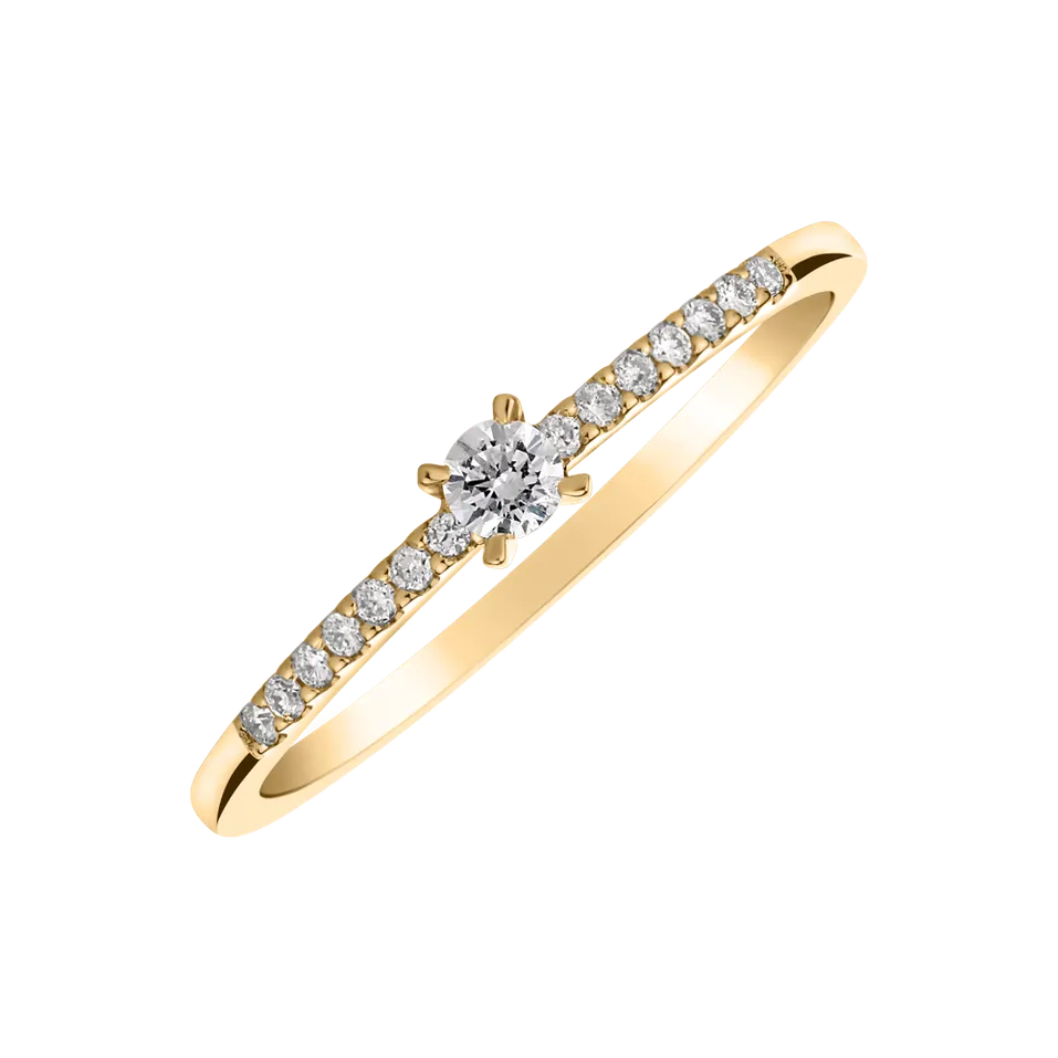 Prsten s diamanty Gem Simplicity