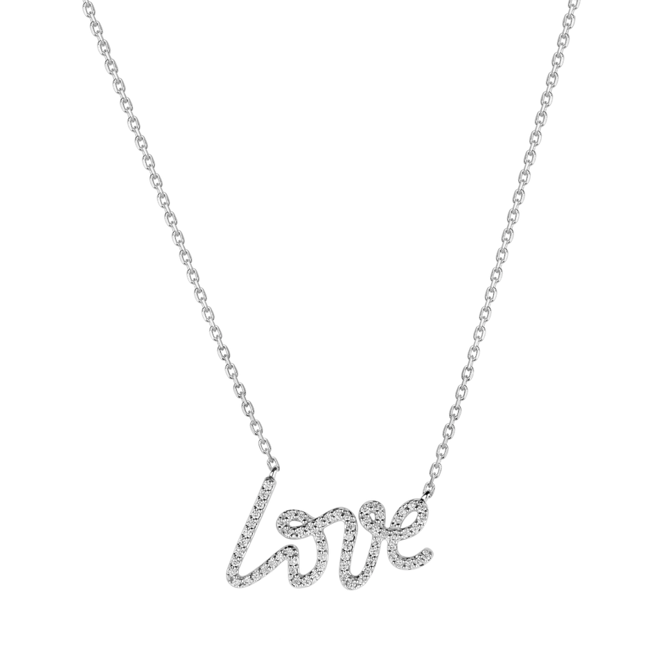 Náhrdelník s diamanty Luxury Love