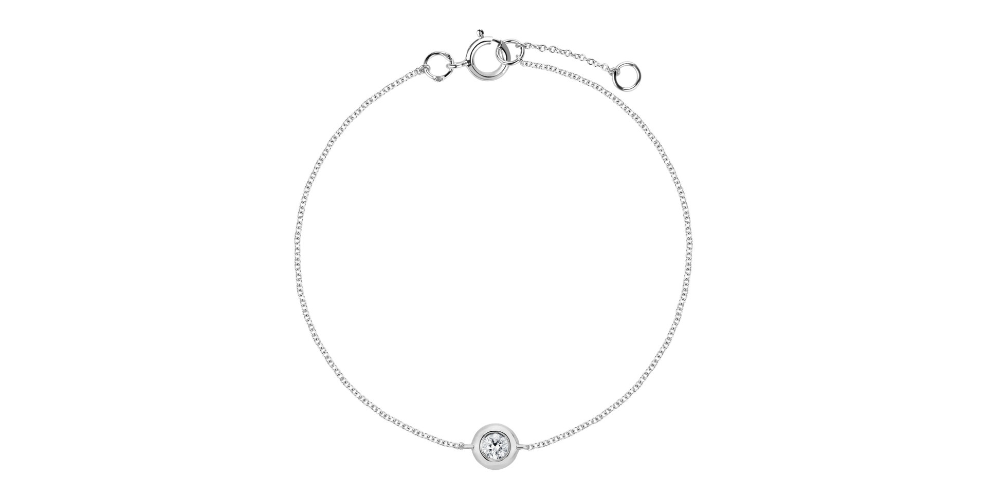 Náramek s diamantem Sparkling Dot