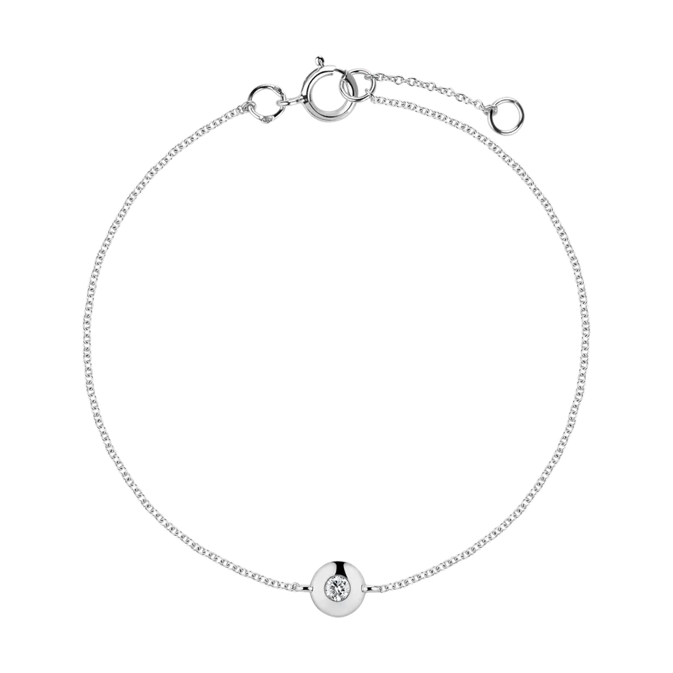 Náramek s diamantem Sparkling Dot