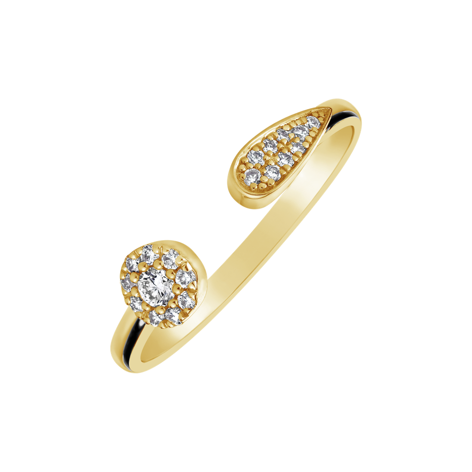 Prsten s diamanty Giselle