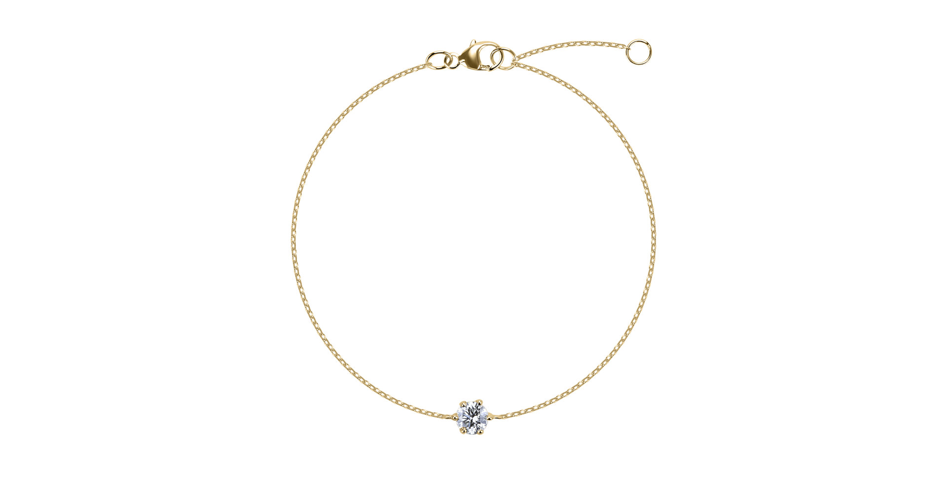 Náramek s diamantem Essential Shine