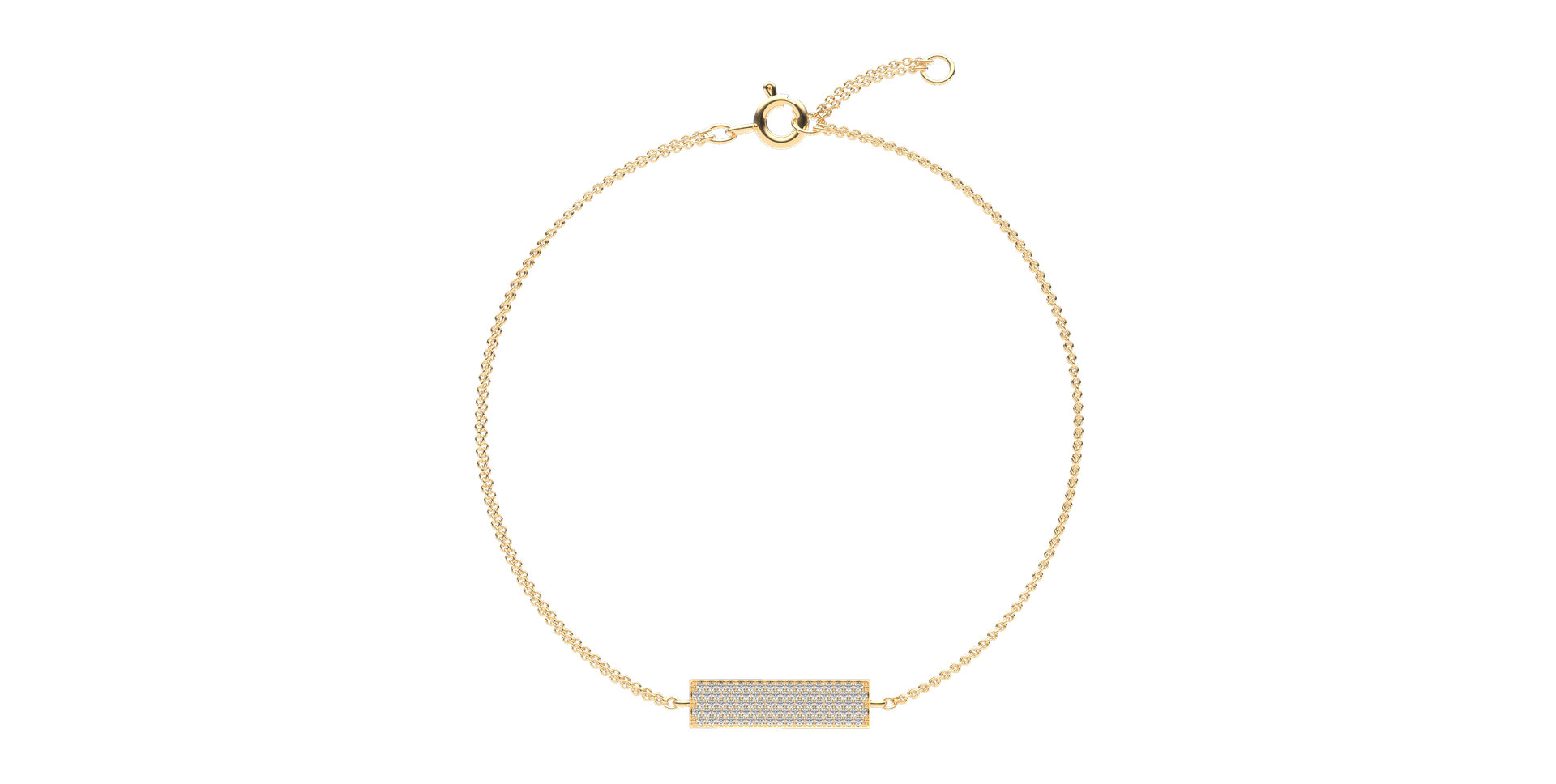 Náramek s diamanty Winter Memories