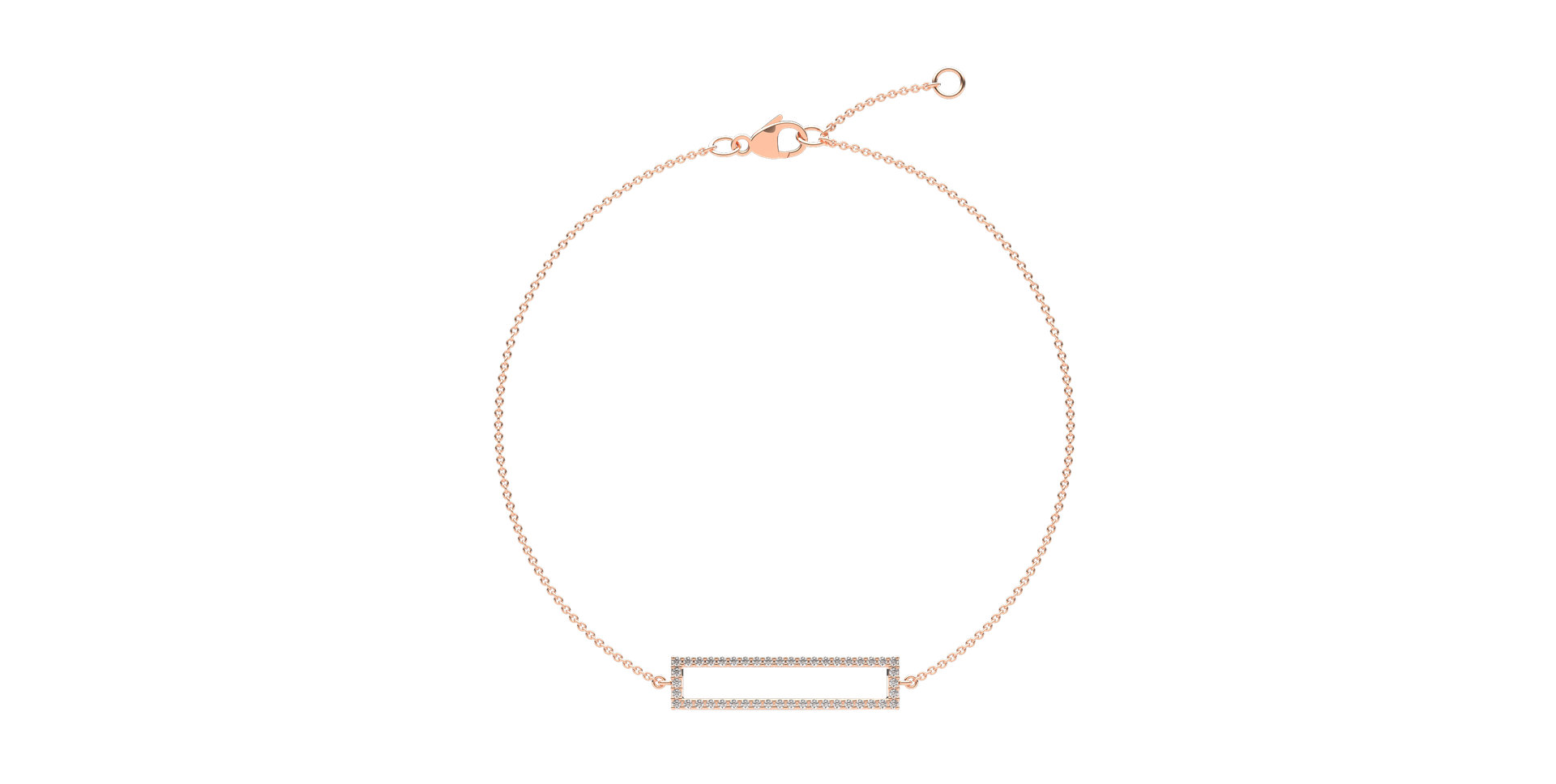 Náramek s diamanty Simple Sparkle