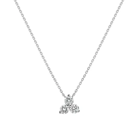 Náhrdelník s diamanty Sparkling Trefoil