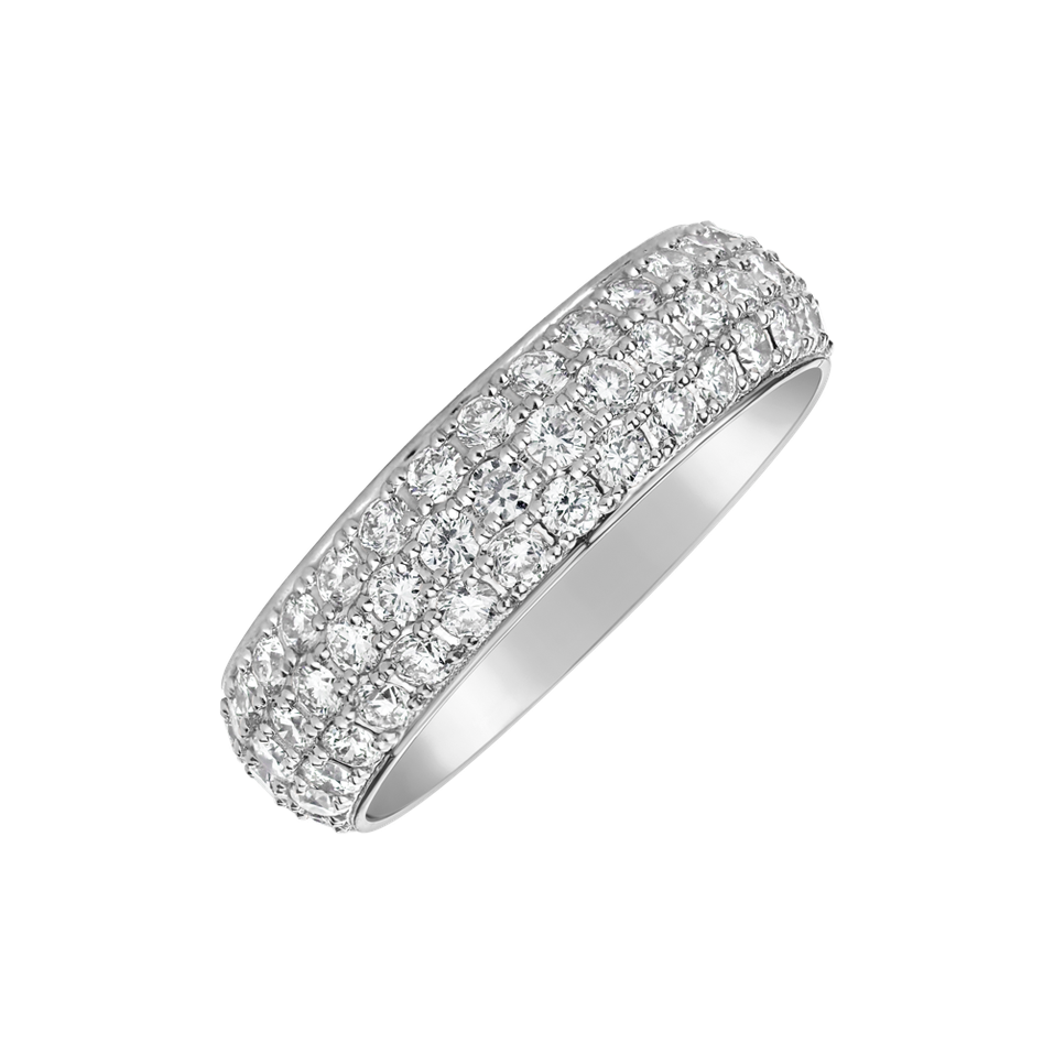 Prsten s diamanty Midnight Snake