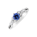 Prsten s tanzanitem a diamanty Isil2