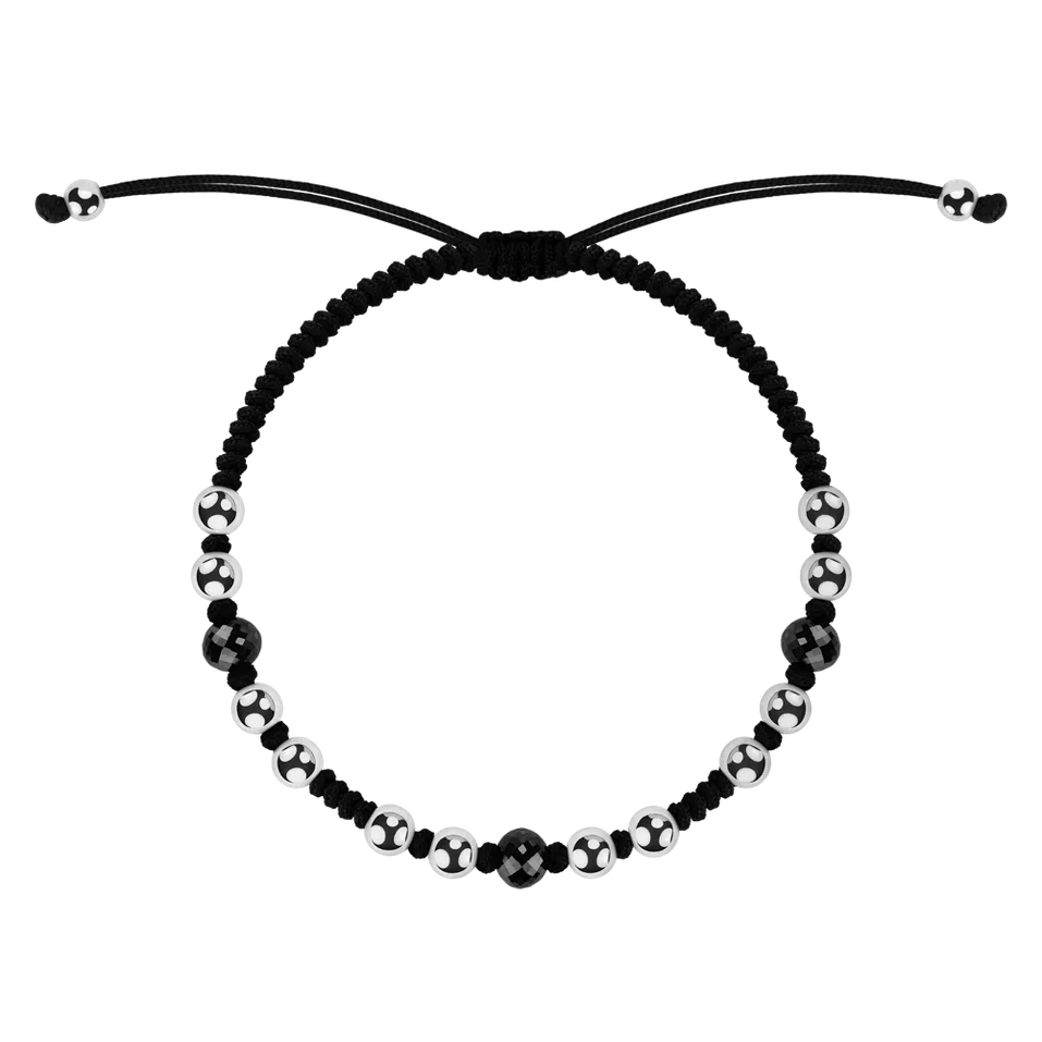Náramek s černými diamanty Secret Spell