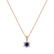Náhrdelník s tanzanitem a diamanty Snow Star1