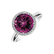 Prsten s rhodolitem a diamanty Violette2