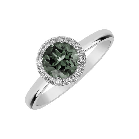 Prsten s turmalínem a diamanty Violette