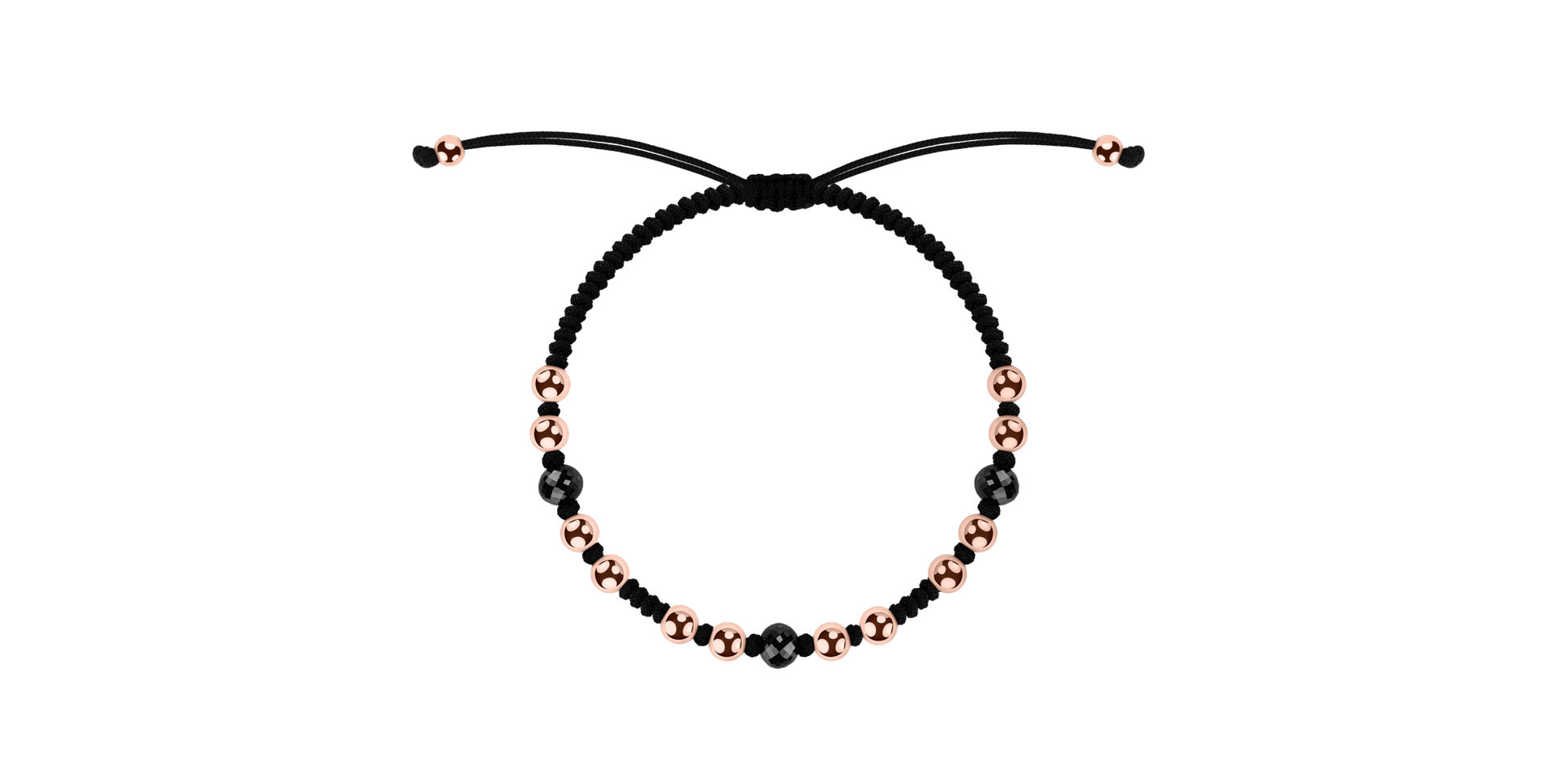 Náramek s černými diamanty Secret Spell