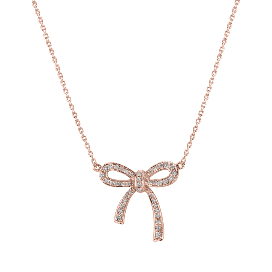 Náhrdelník s diamanty Mystic Bow