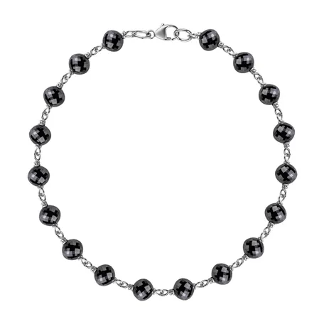 Náramek s černými diamanty Dark Melody