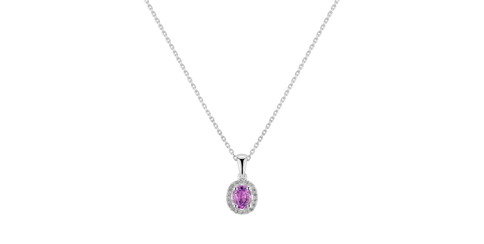 Přívěs se safírem a diamanty Royal Love