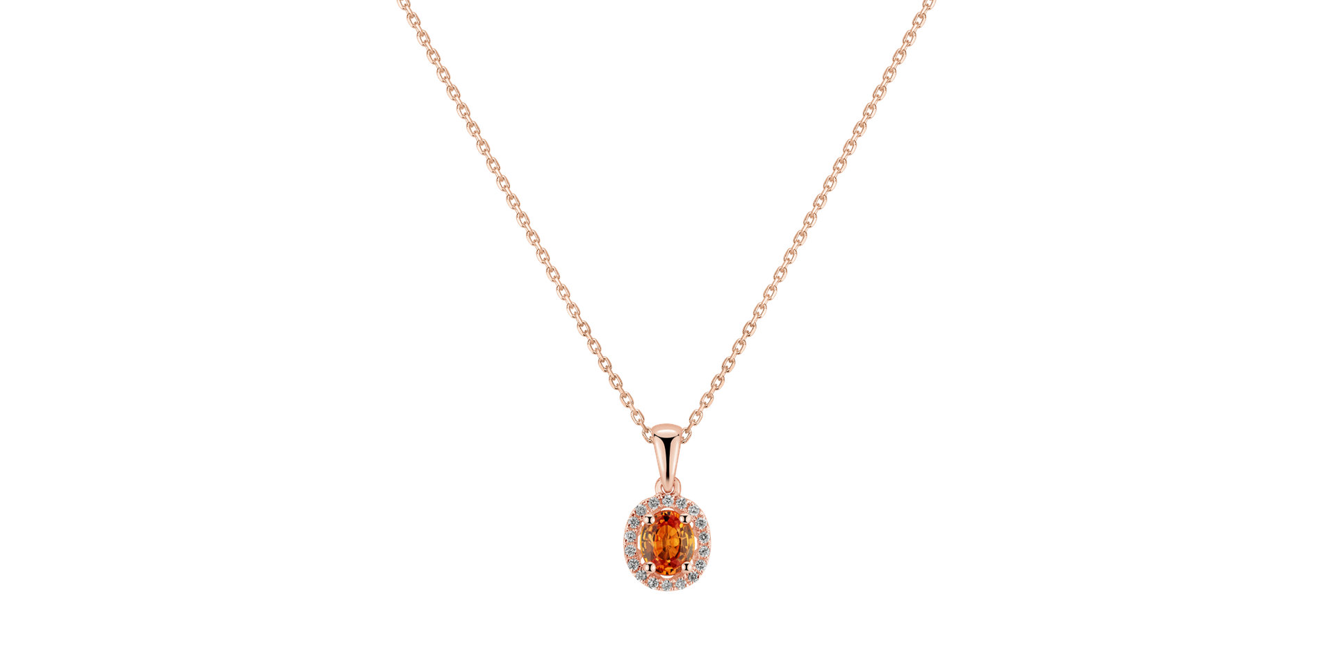 Přívěs se safírem a diamanty Royal Love