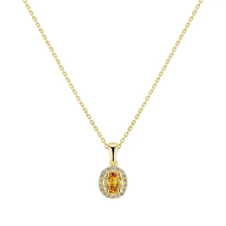 Přívěs se safírem a diamanty Royal Love