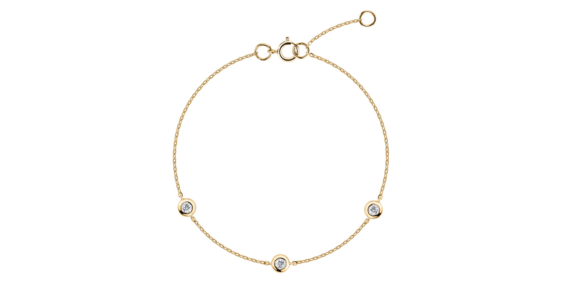 Náramek s diamanty Sparkling Dot