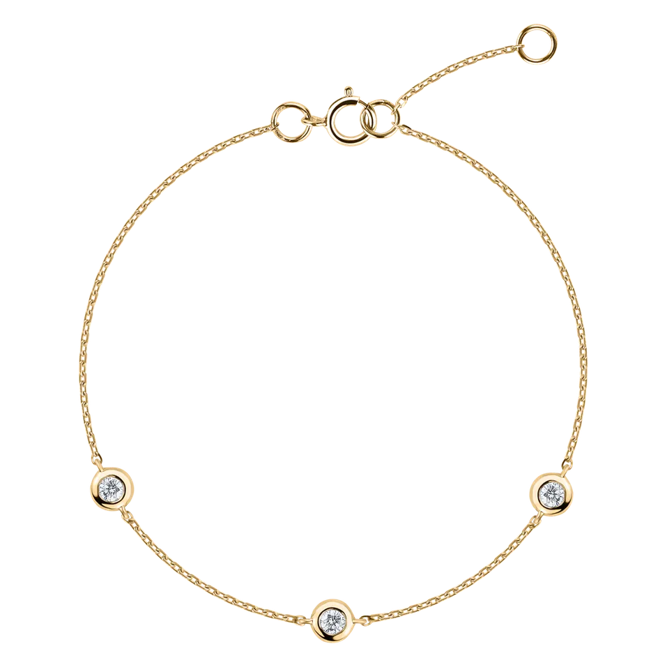 Náramek s diamanty Sparkling Dot