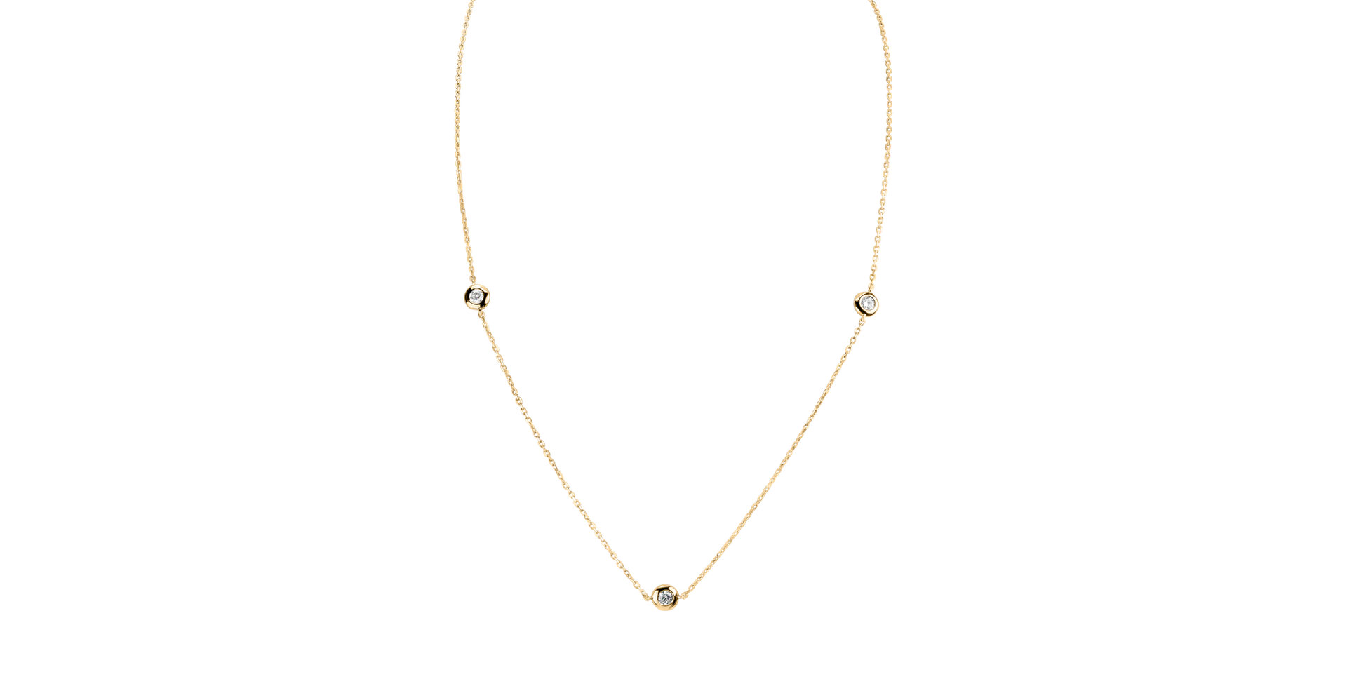 Náhrdelník s diamanty Sparkling Dots