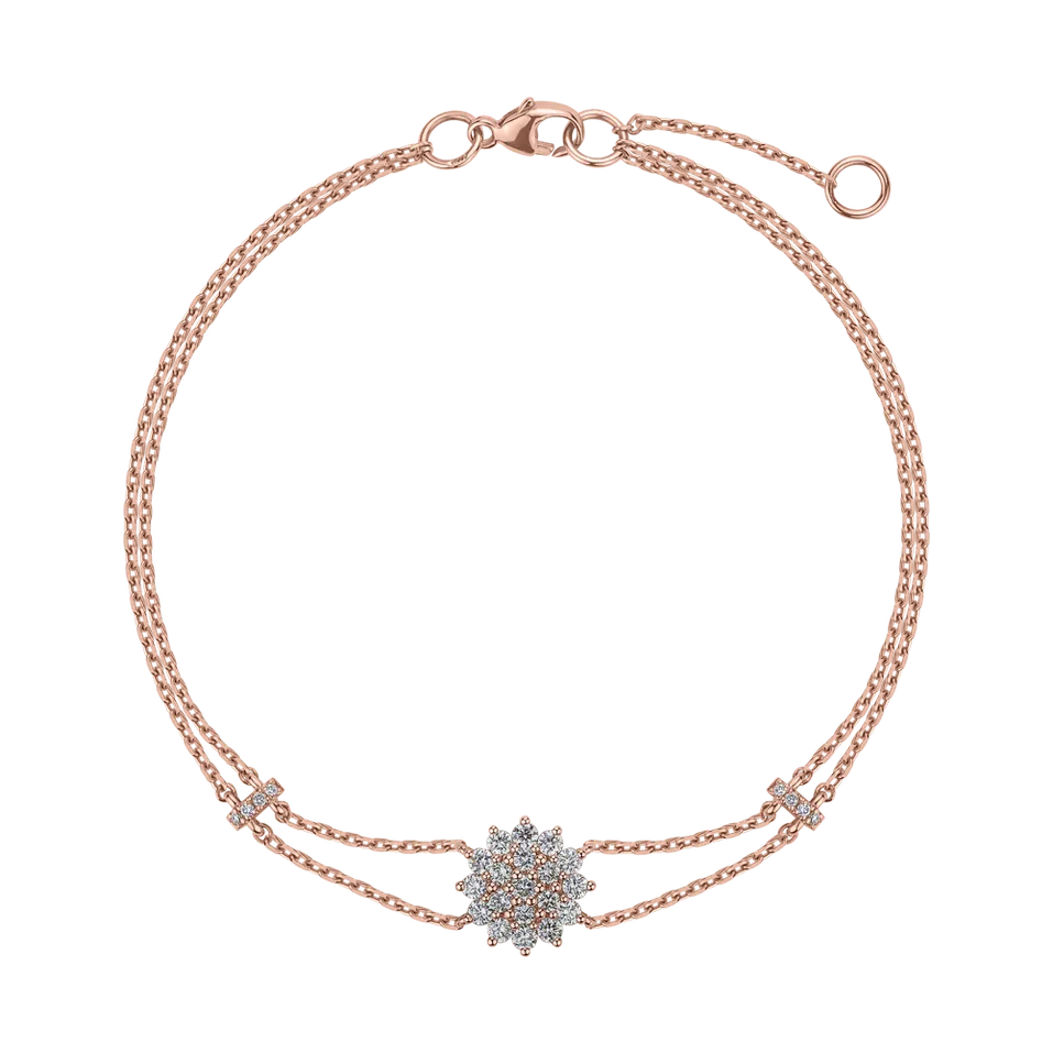 Náramek s diamanty Stellar Star
