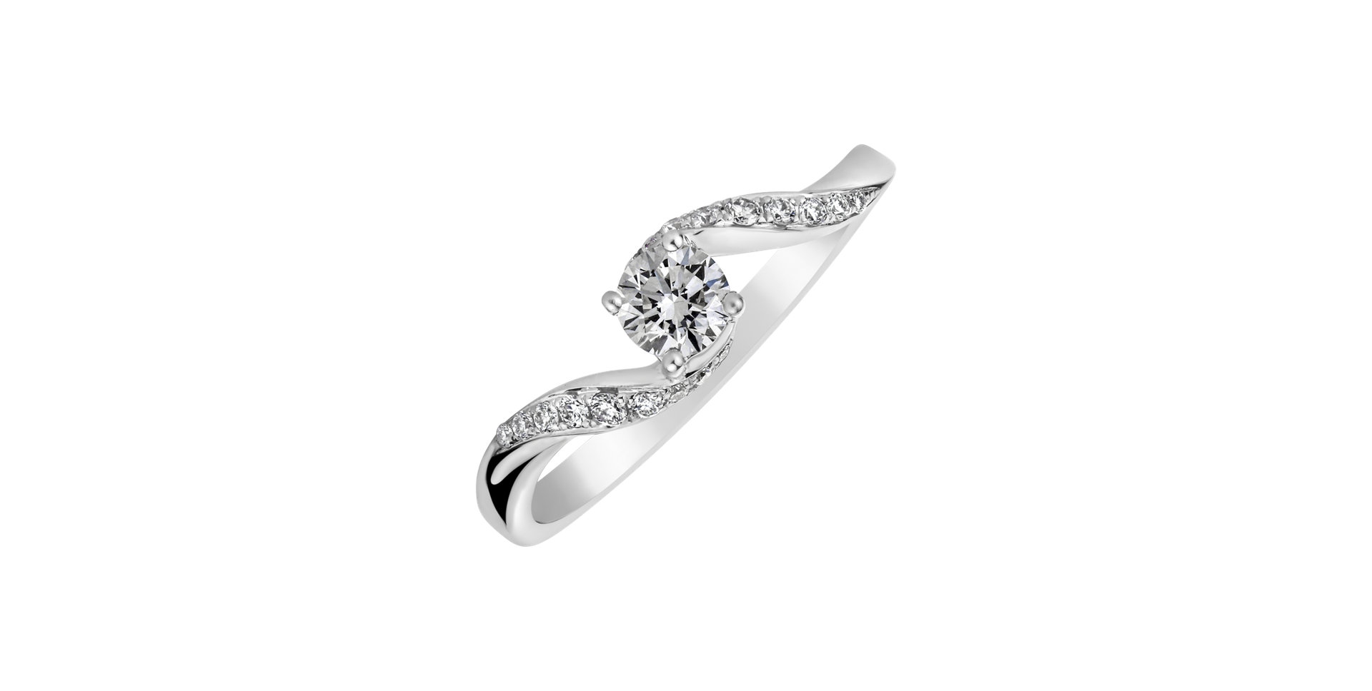 Prsten s diamanty Aseniath