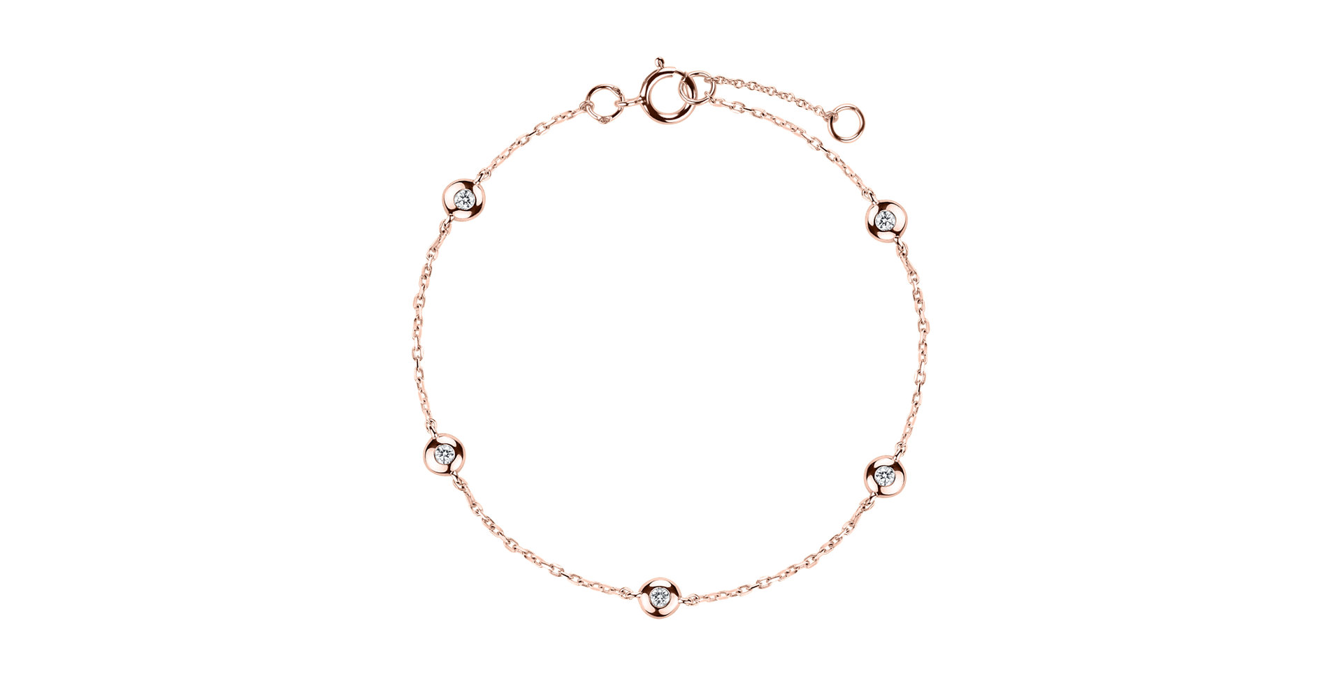 Náramek s diamanty Sparkling Dot