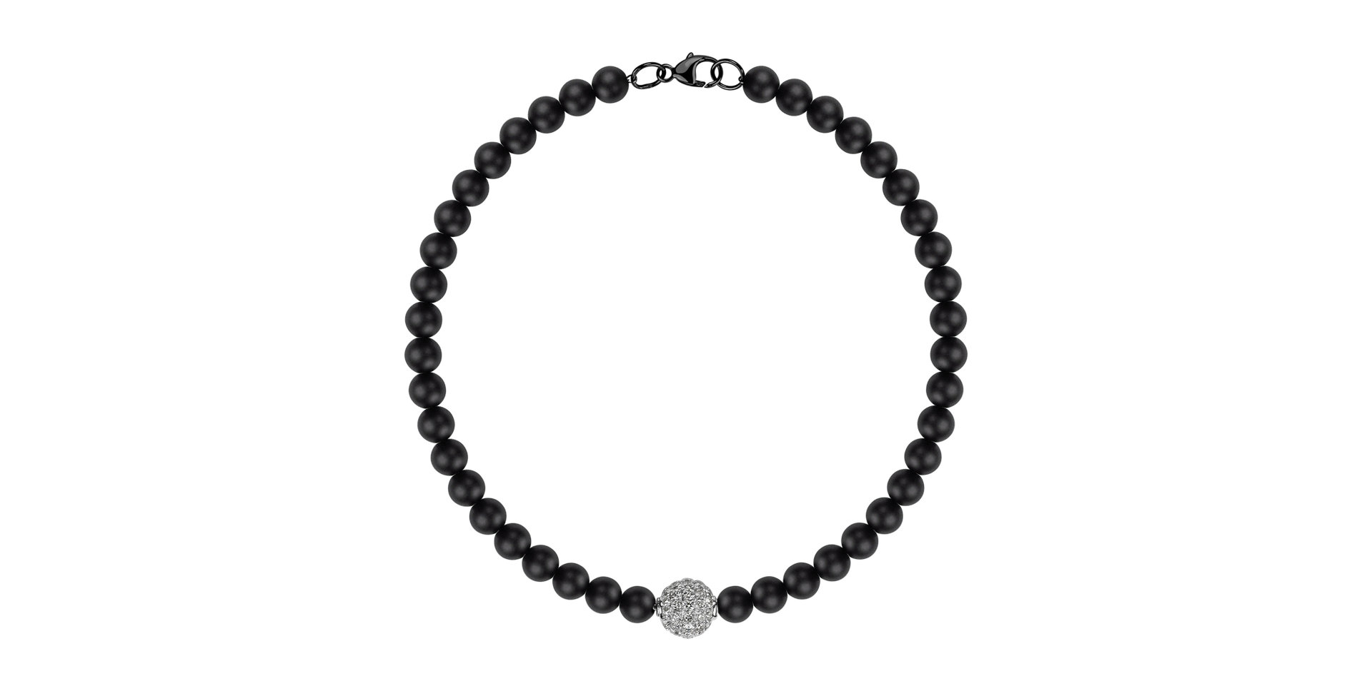 Náramek s diamanty a acháty Dazzling Allure