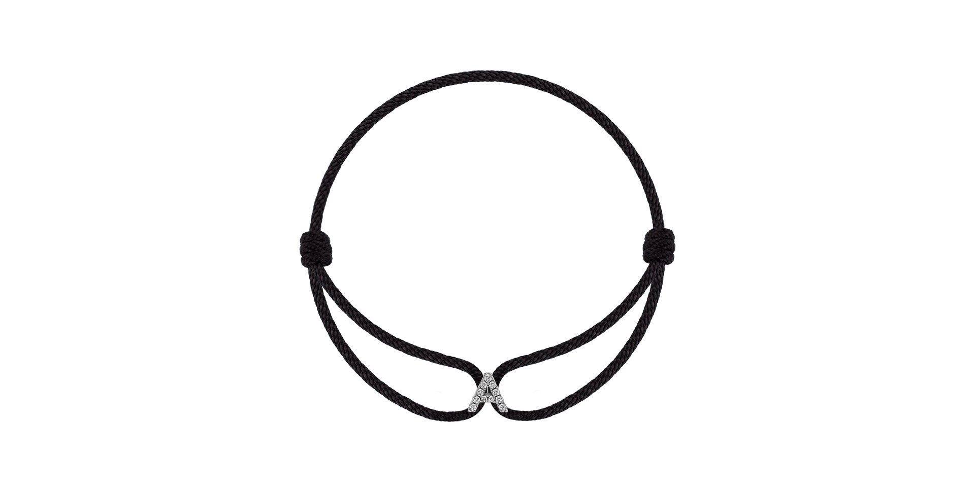 Náramek s diamanty Miracle Alphabet