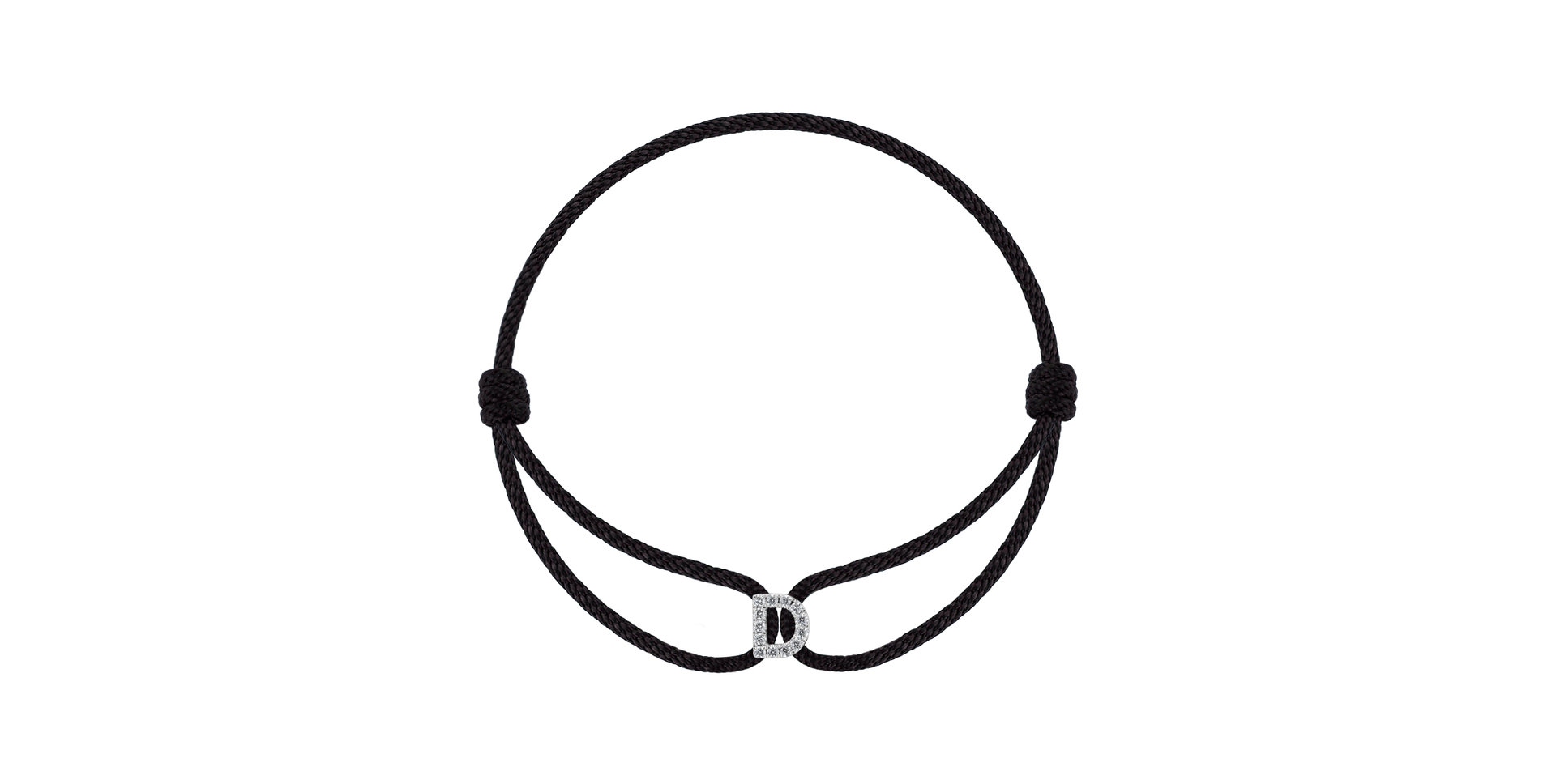 Náramek s diamanty Miracle Alphabet