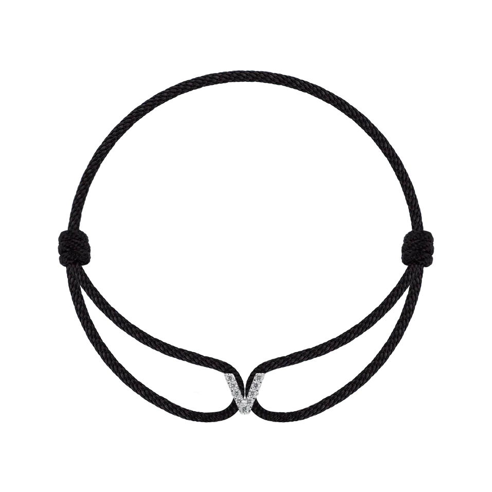 Náramek s diamanty Miracle Alphabet