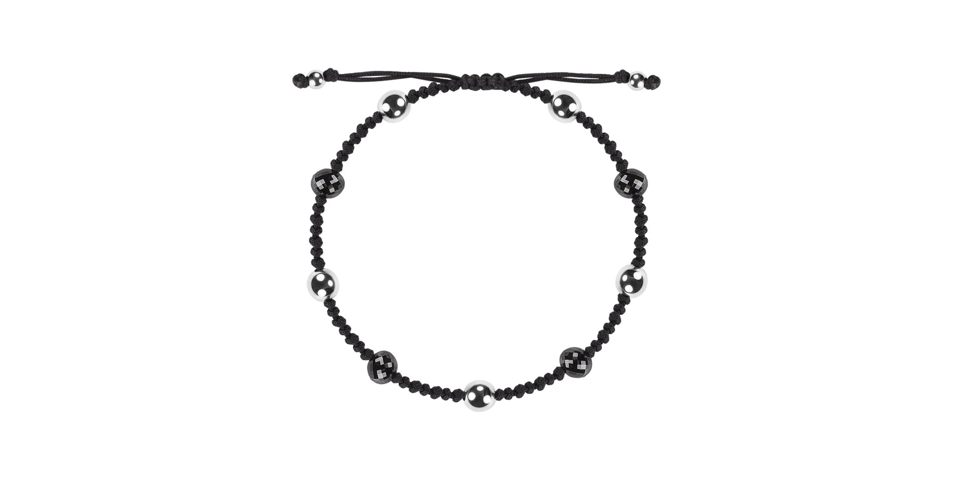 Náramek s černými diamanty Marvelous Magic