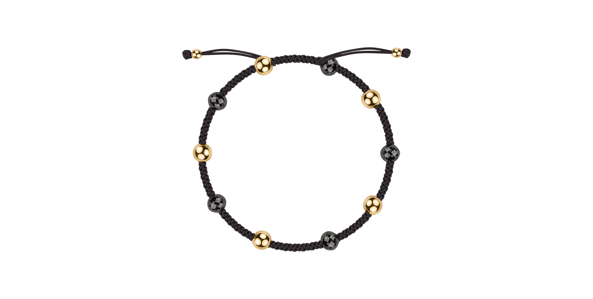 Náramek s černými diamanty Marvelous Magic