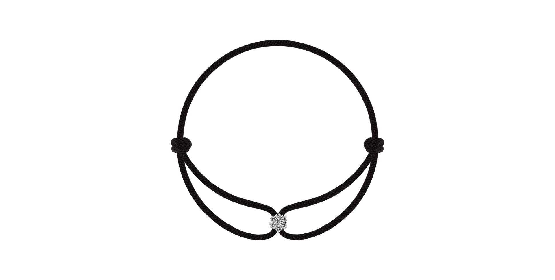 Náramek s diamanty Deep Snow