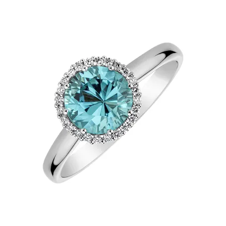 Prsten s turmalínem a diamanty Noble Allure